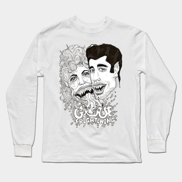 Grease Frightening Long Sleeve T-Shirt by kingmookly